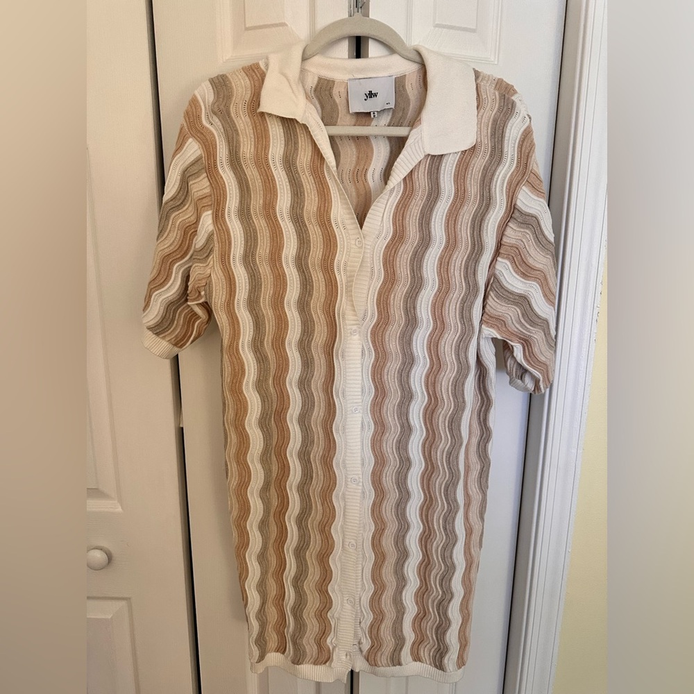 Yellow the Label FELIX KNIT DRESS — NEUTRAL